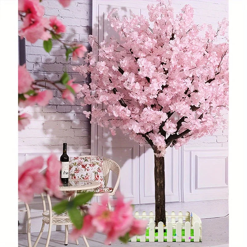 NONECN Artificial Cherry Tree Decor for Indoor Outdoor Weddings