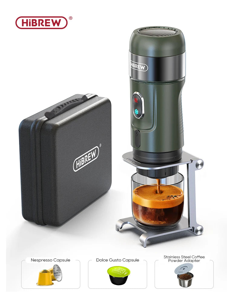 HiBREW Wireless Portable Espresso Machine For Car And Home Nespresso