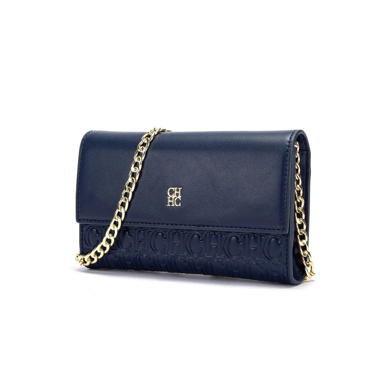 CHCH Women's Shoulder Bag with Magnetic Flip Chain Wallet