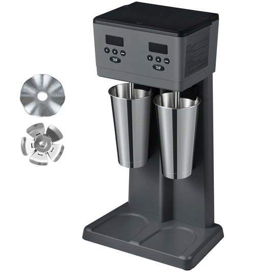 VEVOR Dual Head Milk Shake Maker 375W Commercial Blender
