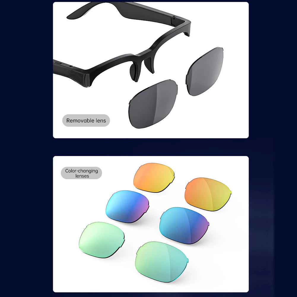 Alloet AI Translator Smart Glasses With Handsfree Audio