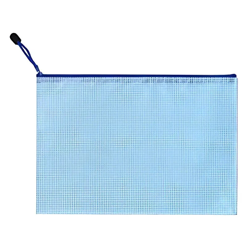 Mesh Zipper File Bag For Organization And Travel Storage