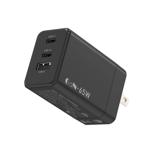 SANPRIO 65W GaN USB C Charger Portable With Three Ports