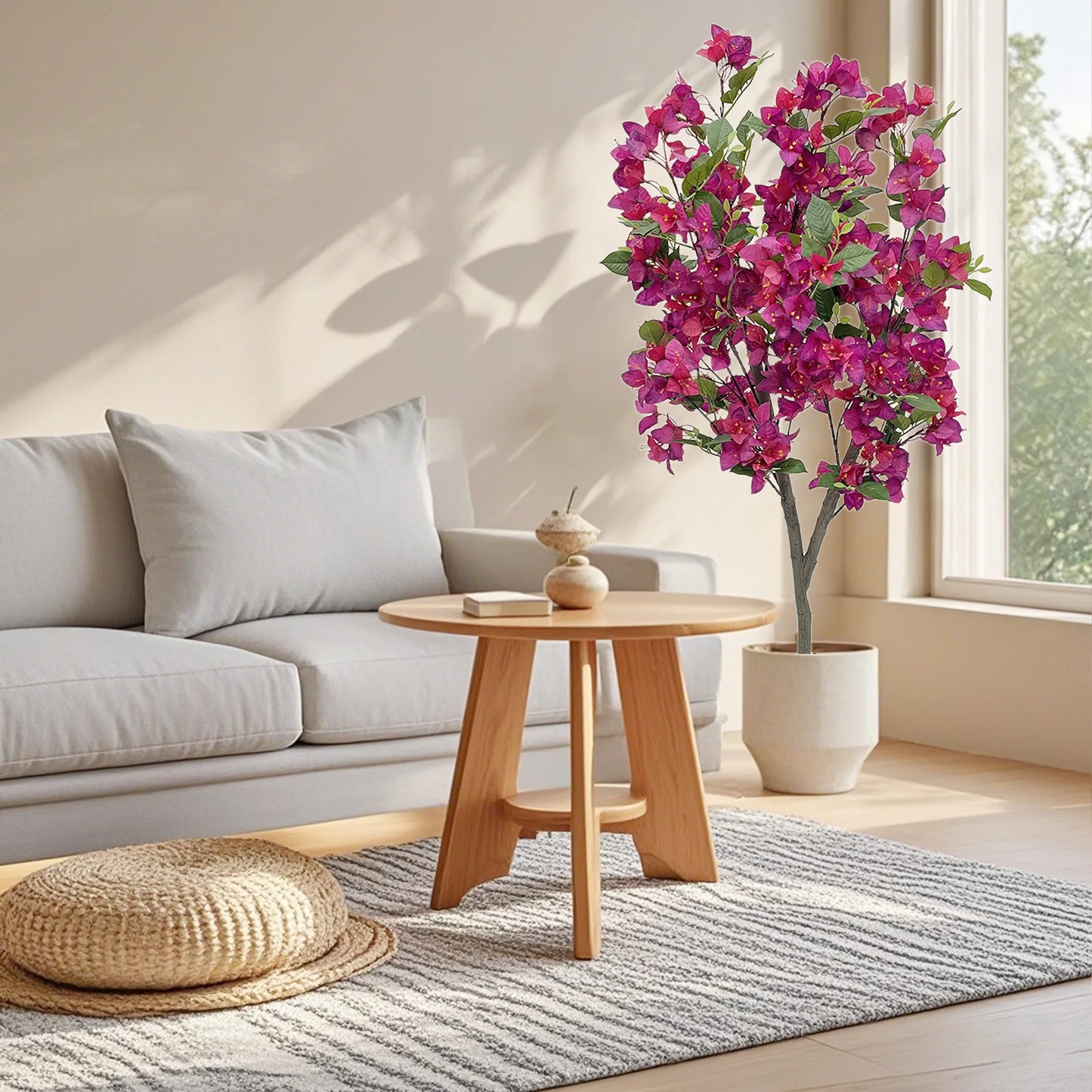 HiMISCN Bougainvillea Artificial Tree With Branches For Photography Studio
