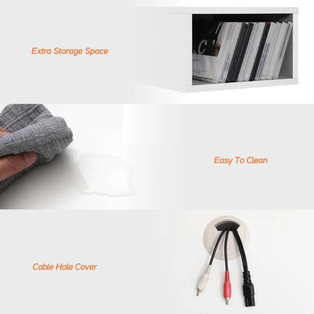 70 inch Floating TV Shelf for 75 inch TV, Floating TV Stand with Storage Under TV for Living Room, Entertainment Center for Wall