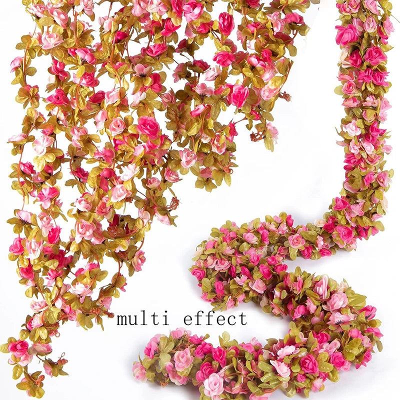 Artificial Rose Vine For Wedding Decor And Home Garden Decoration