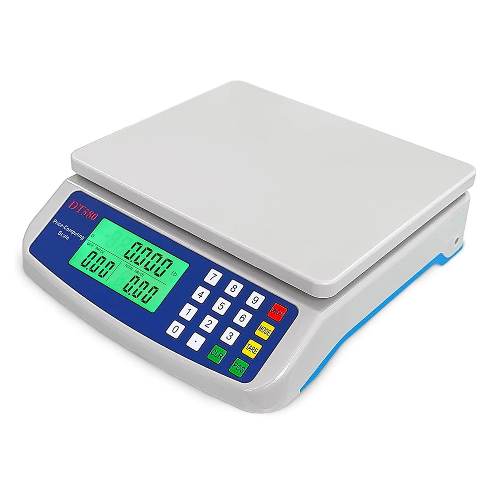 Alloet Commercial Food Scale LCD Display for Meat and Vegetables