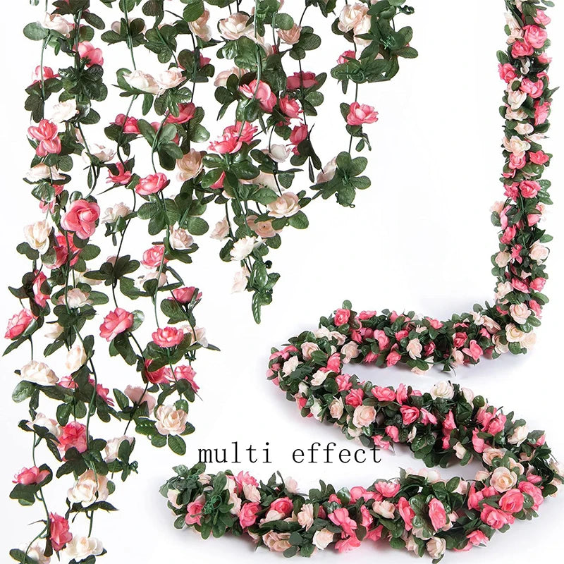 Artificial Rose Vine For Wedding Decor And Home Garden Decoration