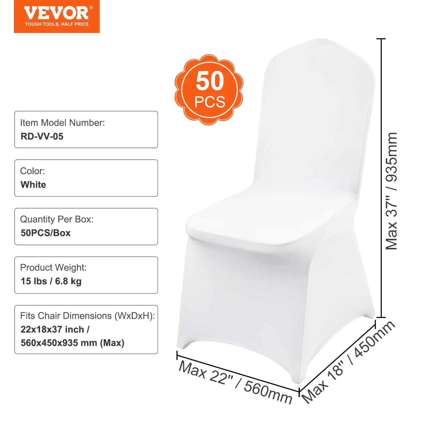 Chair Cover Spandex Stretch Slipcover Restaurant Banquets Weddings