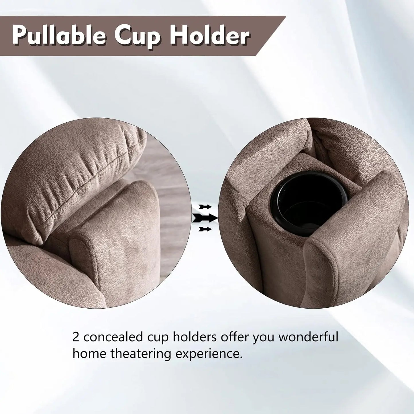 Power Lift Recliner Chair With Massage And Heat For Elderly