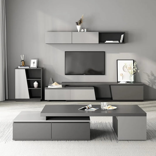 Tongyue Extendable Modern Coffee Table With Large Storage Drawers
