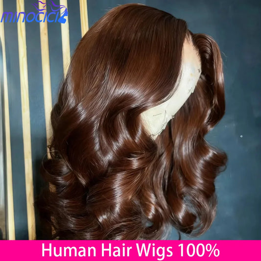 Minocici Brazilian Remy Human Hair Lace Frontal Wig