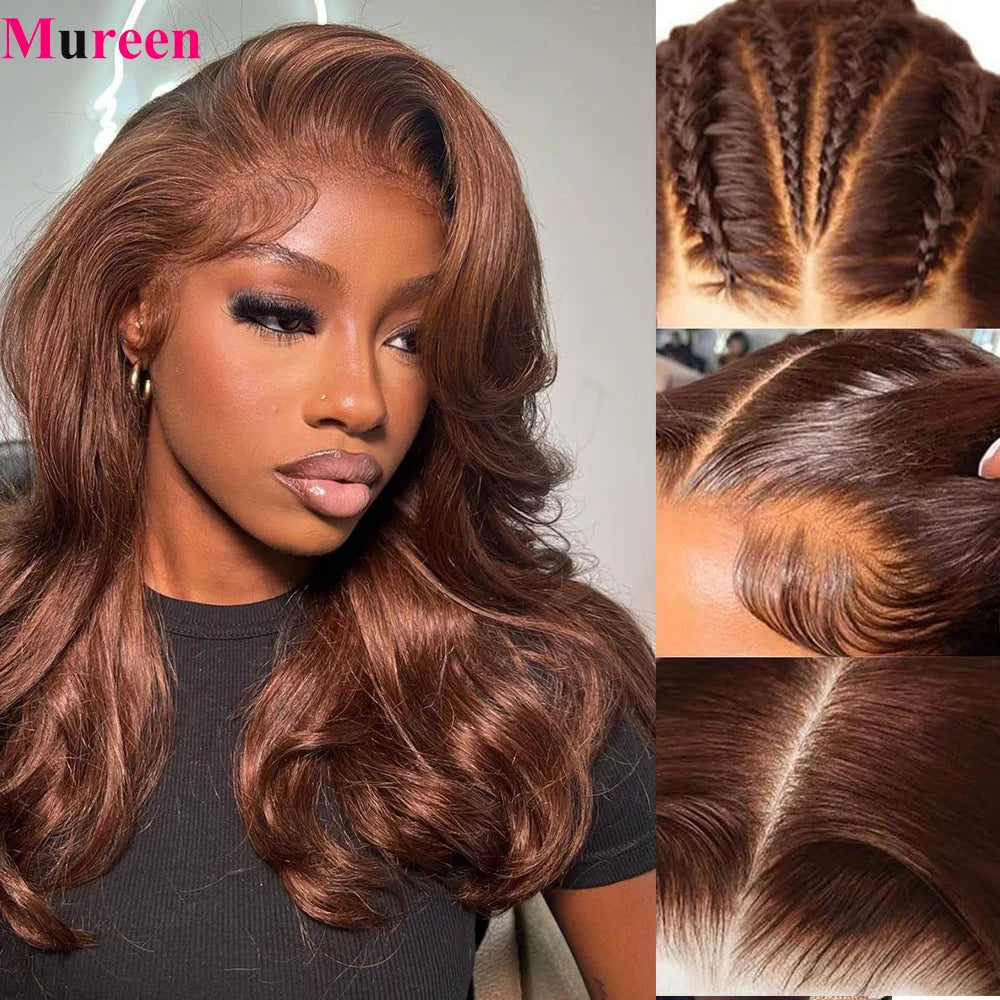 Mureen Body Wave Glueless Bob Wig 100 Percent Human Hair