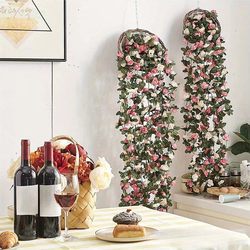 Artificial Rose Vine For Wedding Decor And Home Garden Decoration