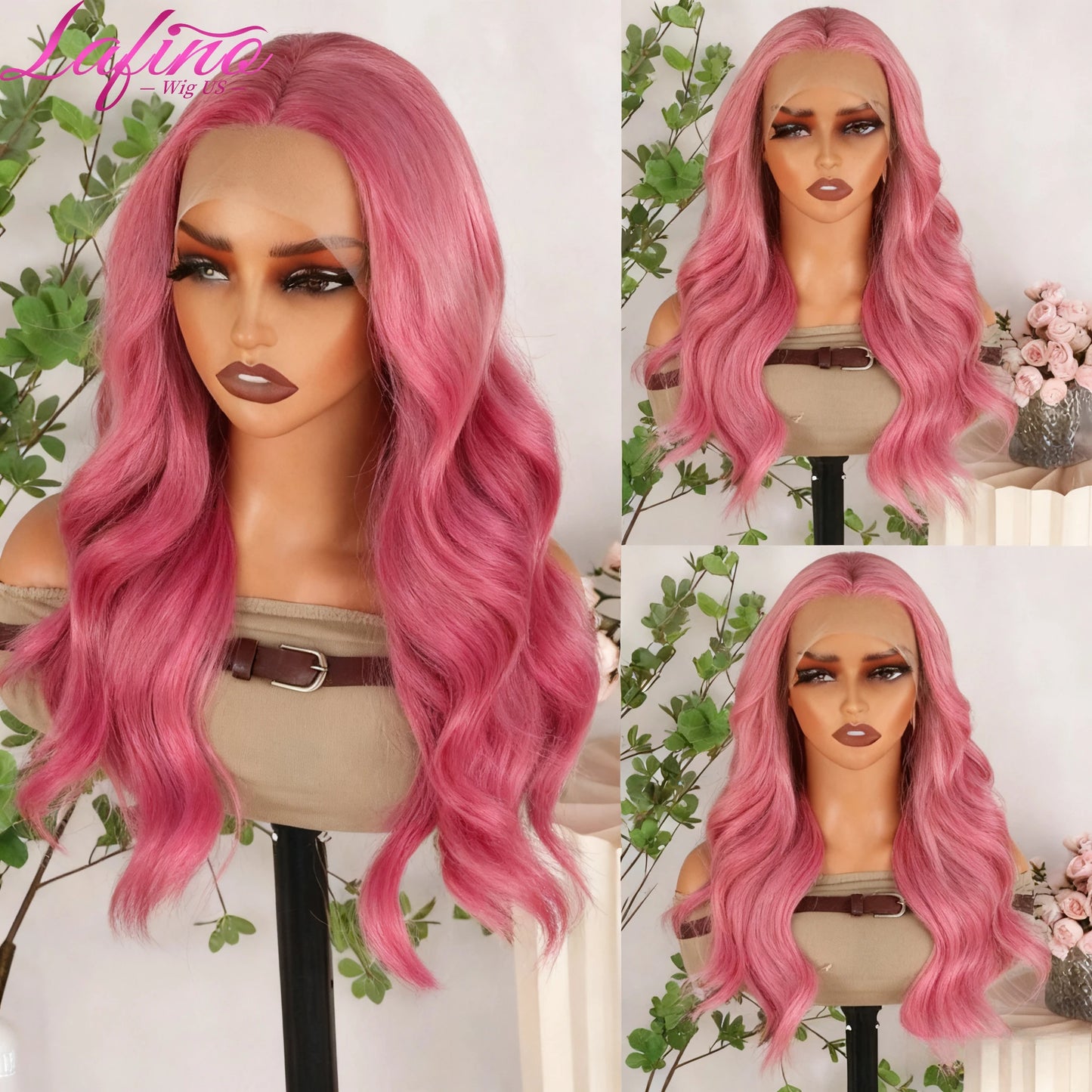 Lafino Transparent Lace Front Wig Body Wave Brazilian Human Hair