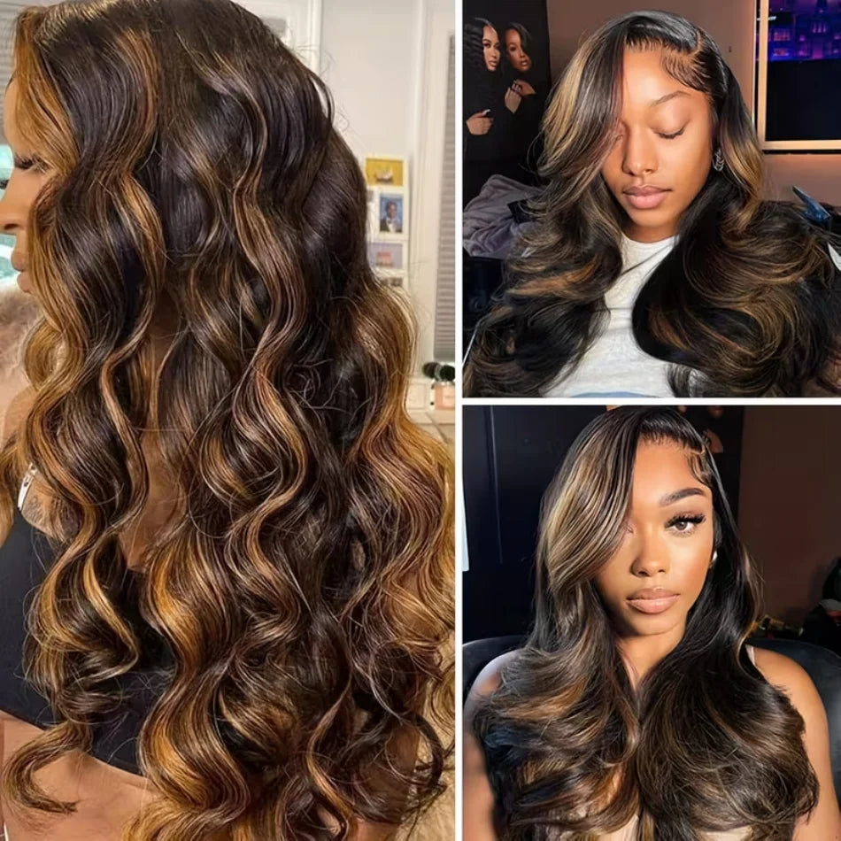 Afybea Remy Brazilian Body Wave HD Lace Front Wig 250 Density
