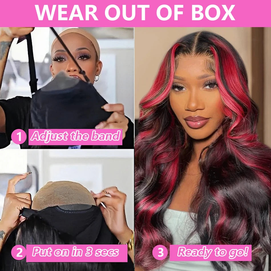 Wig Queen Remy Brazilian Body Wave Lace Front Wig Glueless
