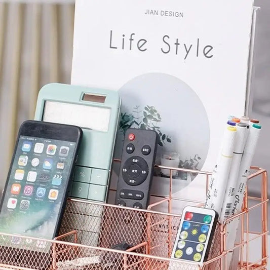 Nordic Metal Desktop Partition File Frame Desk Organizer Rack