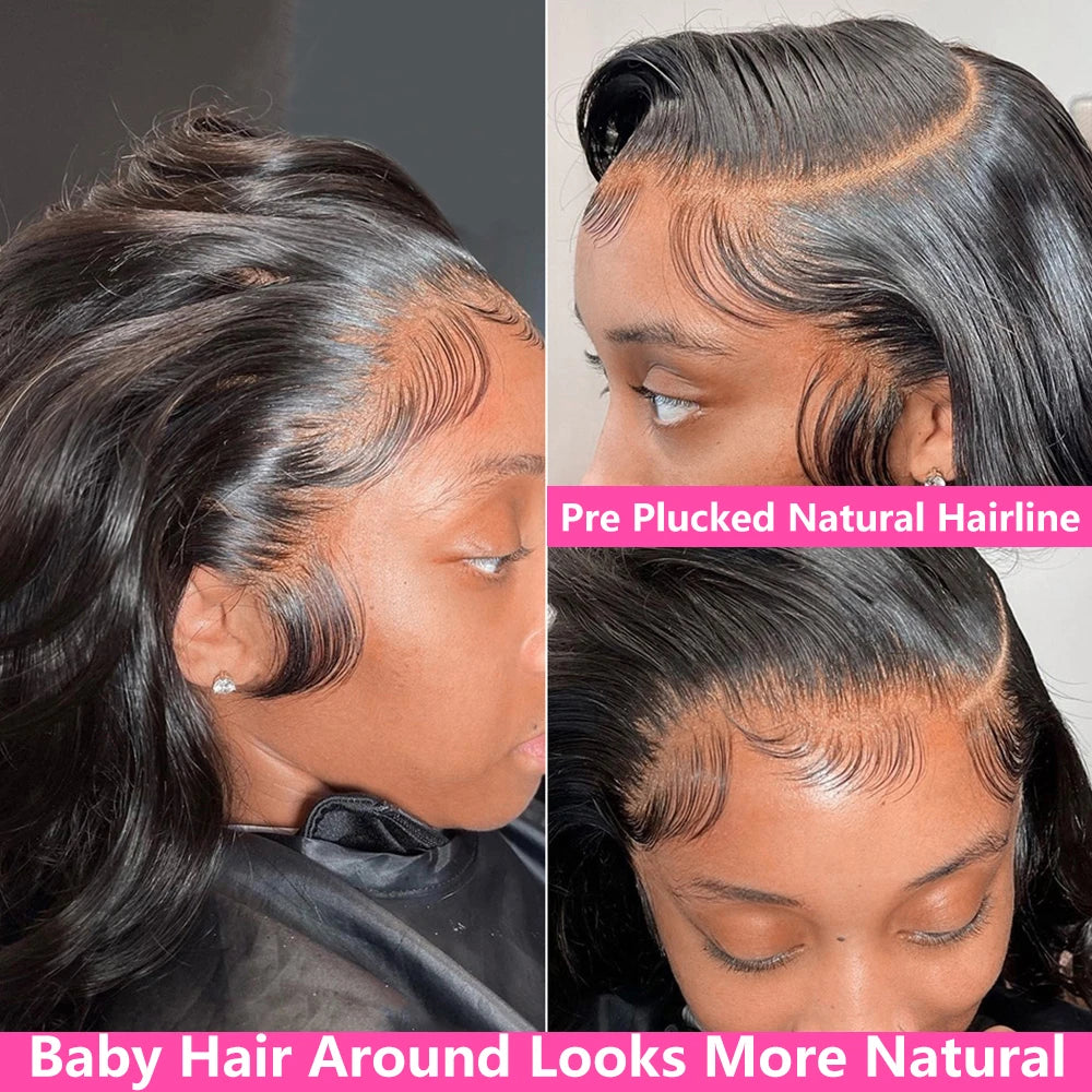 Body Wave Lace Front Wig 100 Percent Natural Human Hair