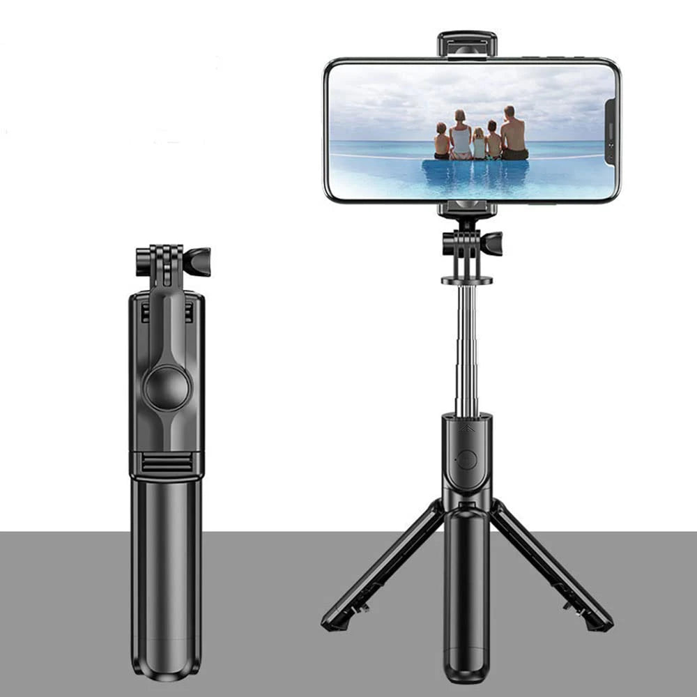 Wireless Selfie Stick Tripod With Bluetooth Remote For Phone