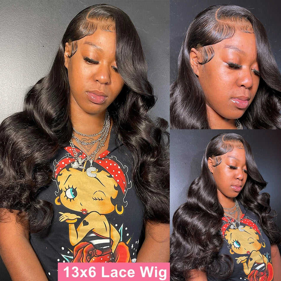 Body Wave Lace Front Wig 100 Percent Natural Human Hair