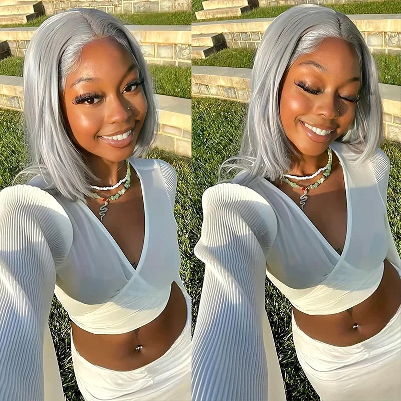 Monstar Remy Brazilian Lace Front Bob Wig For Women Human Hair Pre Plucked