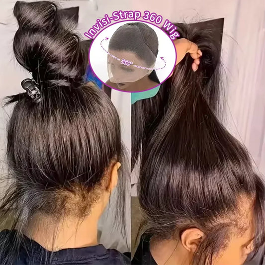 Aslmeet Brazilian Human Hair HD Lace Front Full Lace Wig