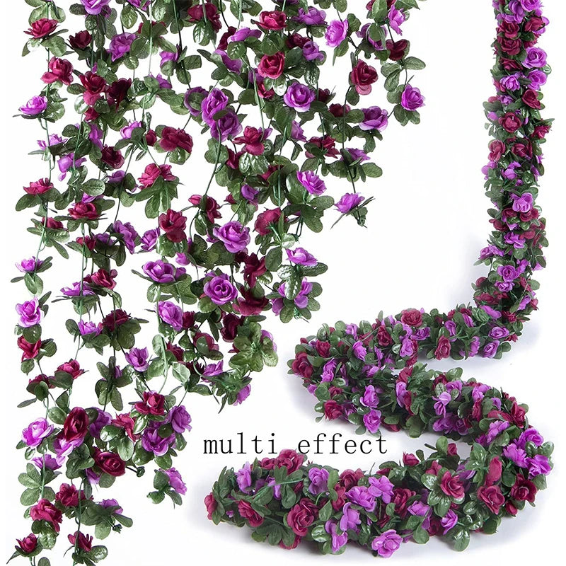 Artificial Rose Vine For Wedding Decor And Home Garden Decoration