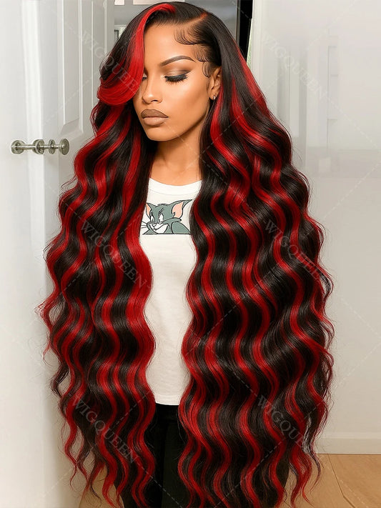 Wig Queen Remy Brazilian Body Wave Lace Front Wig Glueless