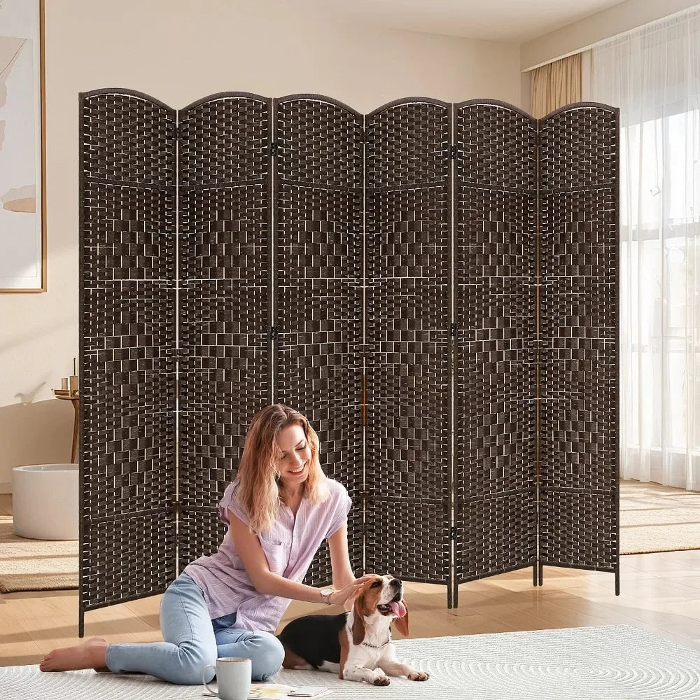 Room Divider Folding Privacy Screen 6 Piece
