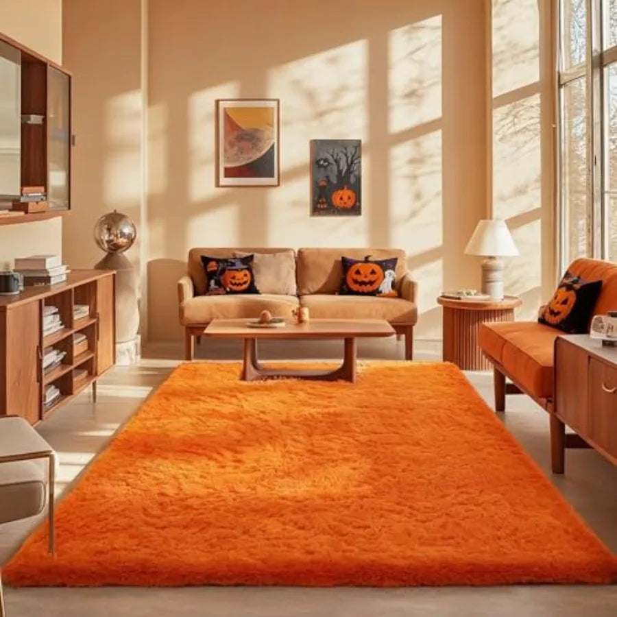 Luxurious Soft Shag Area Rug for Living Room and Bedroom