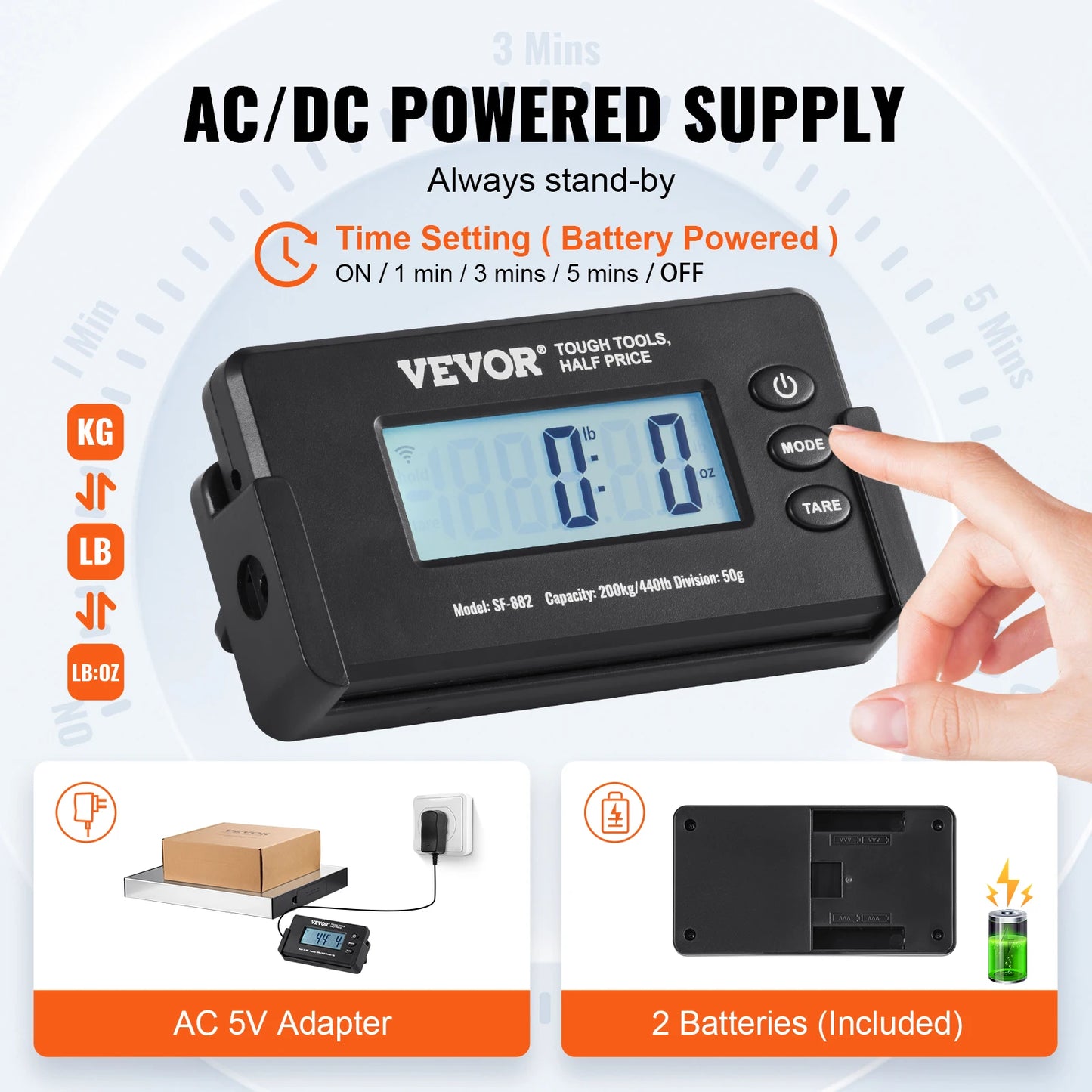 SucceBuy Digital Shipping Scale for Post Office and Home Use